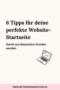 perfekte Website-Startseite